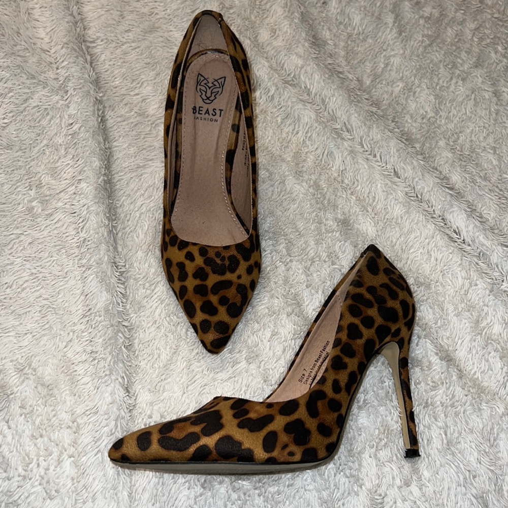 Leopard Print Heels
